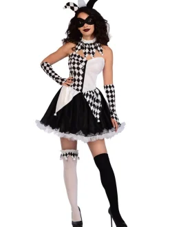 Women's Party Delights Women's<Sexy Jester Lady - Adult Costume