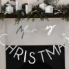Party Delights Hanging Decorations<Silver Acrylic Merry Christmas Banner - 82Cm