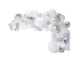 Silver Balloon Arch - 70 Balloons<Party Delights Discount