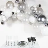 Silver Balloon Arch Garland Diy Kit - 66 Balloons<Party Delights Discount
