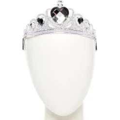 Silver Clear Gem Tiara - Child<Party Delights