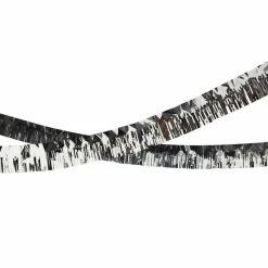 Silver Fringe Foil Garland - 5M<Party Delights Outlet