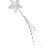 Silver Glitter Star Wand - 45Cm<Party Delights Hot