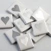 Silver Heart Chocolate Neapolitans X50<Party Delights Hot