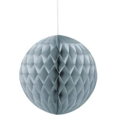 Silver Honeycomb Ball Decoration - 20Cm<Party Delights