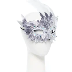 Silver Layered Masquerade Mask<Party Delights