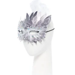 Silver Layered Masquerade Mask<Party Delights