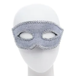 Silver Masquerade Mask With Ribbon<Party Delights Outlet