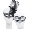 Silver Masquerade Masks For Couples<Party Delights Sale