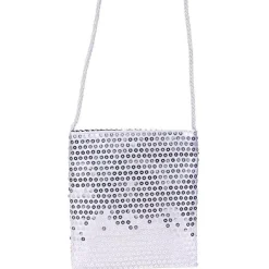 Silver Sequin Bag<Party Delights Clearance
