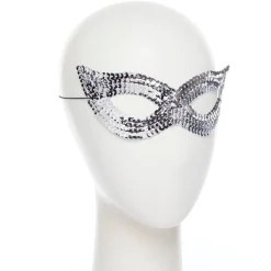 Silver Sequin Mask<Party Delights Discount