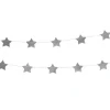 Silver Star Garland - 3.6M<Party Delights Clearance