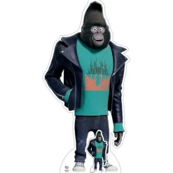 Sing 2 Johnny Mountain Gorilla Large Cardboard Cutout - 157Cm X 78Cm<Party Delights Clearance