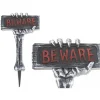 Party Delights Outdoor Decorations<Skeleton Arm Beware Sign - 53Cm
