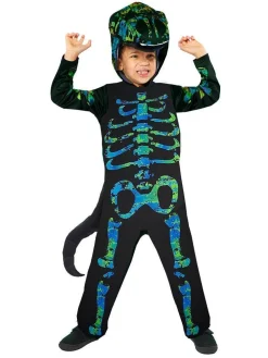 Kids' Party Delights Kids'<Skeleton Dino - Child Costume