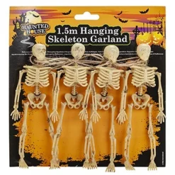 Party Delights Hanging Decorations<Skeleton Garland - 1.5M