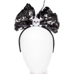 Skeleton Sequin Hair Bow Headband<Party Delights