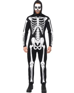 Men's Party Delights Men's<Skeleton Suit - Adult Costume