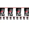 Skull & Crossbone Pirate Bunting - 10M<Party Delights Discount