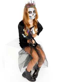 Kids' Party Delights Kids'<Skull Mermaid - Child Costume