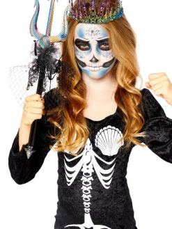 Kids' Party Delights Kids'<Skull Mermaid - Child Costume