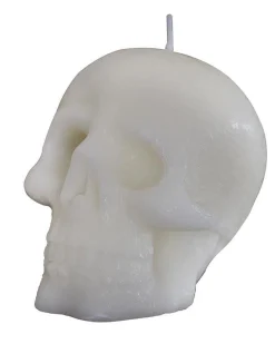 Party Delights Halloween Home Decor<Skull Shaped Candle