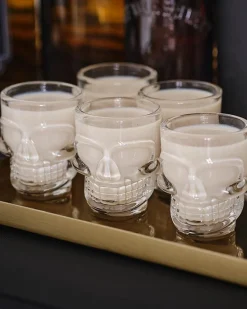 Party Delights Tableware<Skull Shot Glasses (4Pk)