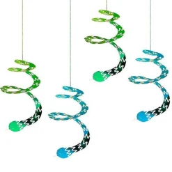 Snappy Swirly Hanging Snakes (4Pk)<Party Delights Sale