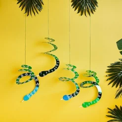 Snappy Swirly Hanging Snakes (4Pk)<Party Delights Sale