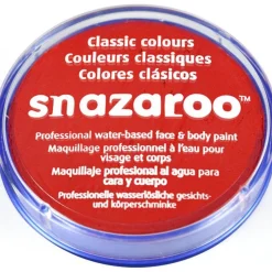Snazaroo Bright Red Face Paint - 18Ml<Party Delights Sale