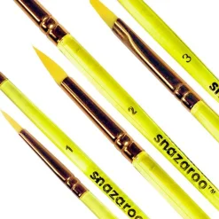 Party Delights Costume Accessories<Snazaroo Face Paint Brush Set (3Pk)