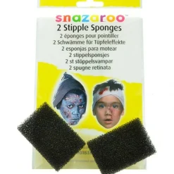 Snazaroo Stipple Sponges (2Pk)<Party Delights Clearance