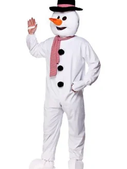 Men's Party Delights Men's<Snowman Mascot - Adult Costume