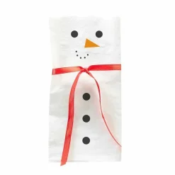 Party Delights Tableware<Snowman With Scarf Paper Napkins - 32Cm (16Pk)