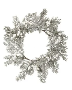 Party Delights Tableware<Snowy Foliage With Berries Place Mats (4Pk)