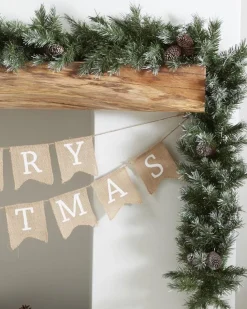 Party Delights Hanging Decorations<Snowy Pine Foliage Garland - 2M
