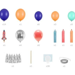 Space Balloon Arch Garland - 39 Balloons<Party Delights Best