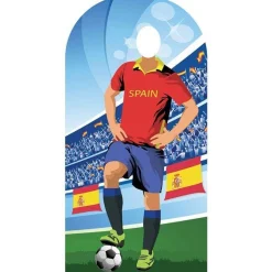 Spain Football Stand-In Cardboard Photo Prop - 190Cm X 96Cm<Party Delights Discount