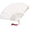 Spanish White Lace Fan - 31Cm<Party Delights New
