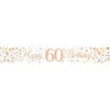 Sparking Fizz 'Happy 60Th Birthday' Banner - 2.7M<Party Delights New