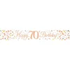 Sparking Fizz 'Happy 70Th Birthday' Banner - 2.7M<Party Delights Online