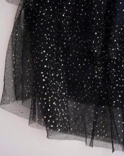 Party Delights Costume Accessories<Sparkle Black & Gold Tiered Tutu 3-5 Years