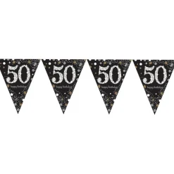Sparkling Celebration 50Th Foil Bunting - 4M<Party Delights Best