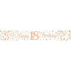 Sparkling Fizz 'Happy 18Th Birthday' Banner - 2.7M<Party Delights Best