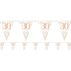 Sparkling Fizz 30Th Foil Bunting - 3.9M<Party Delights Discount