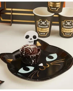 Party Delights Tableware<Spell Yeah! Cat Paper Plates (8Pk)