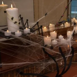 Party Delights Props<Spiders Web With Spiders - 100Sq Ft