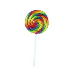 Spiral Rainbow Lolly - 50G<Party Delights Clearance