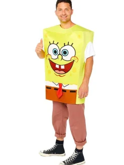Party Delights Couples' Costumes<Spongebob Tabard - Adult Costume
