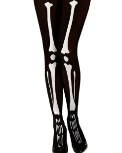 Women's Party Delights Women's<Spooky Skeleton Tights - Adult Plus Size